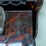 Silver inkwell and scale 19th century