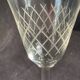 Lot de 37 verres cristal année 50