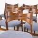 6 Danish Teak Dining Chairs by Erik Buch for Chr. Christensens, 1960s