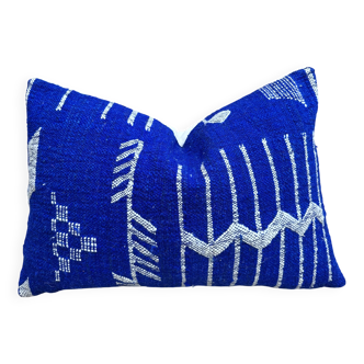 Moroccan floor cushion, decorative cushions, vintage Moroccan ottoman