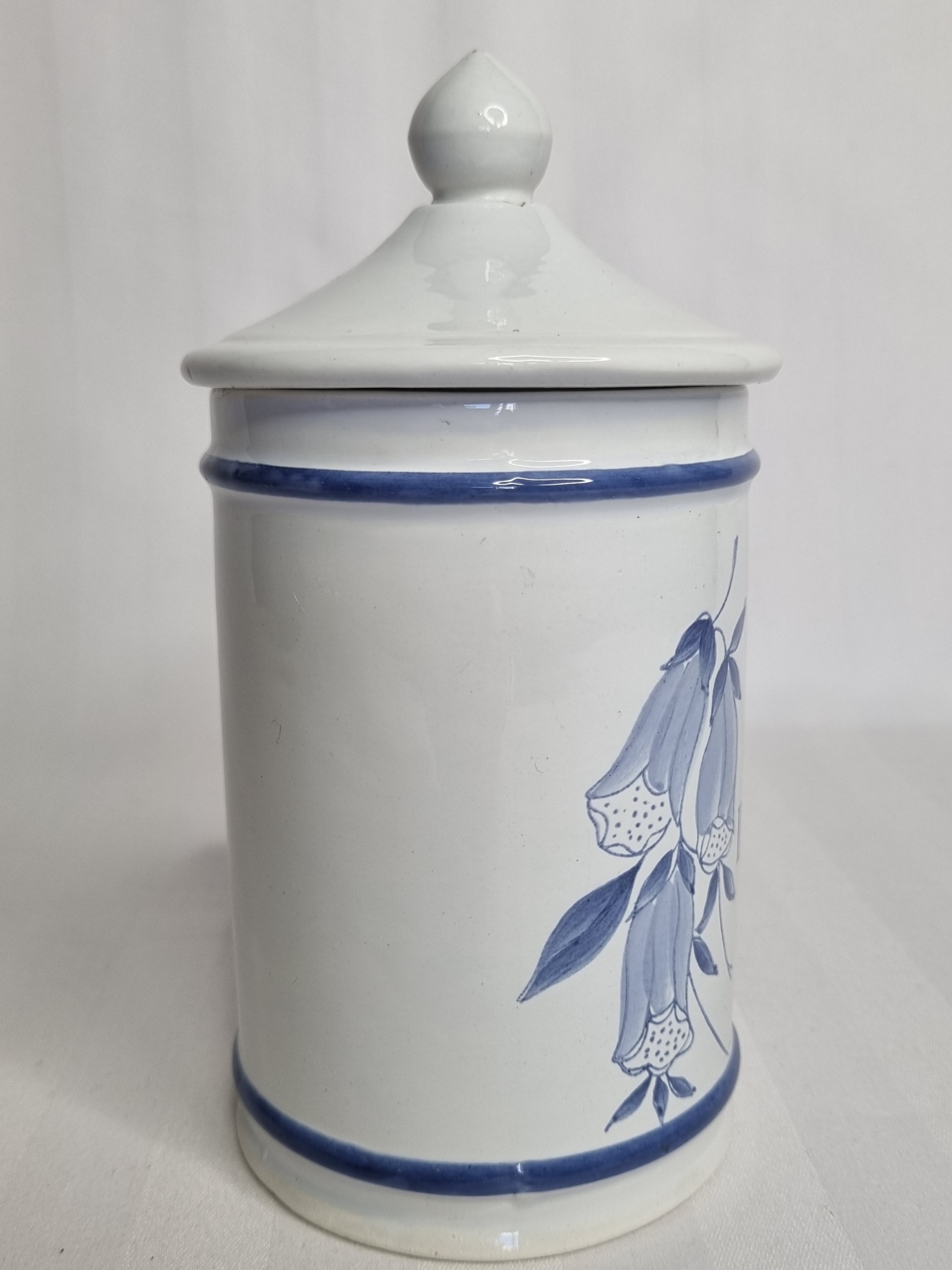 Pharmacy pot in earthenware from Longchamp Digitalis