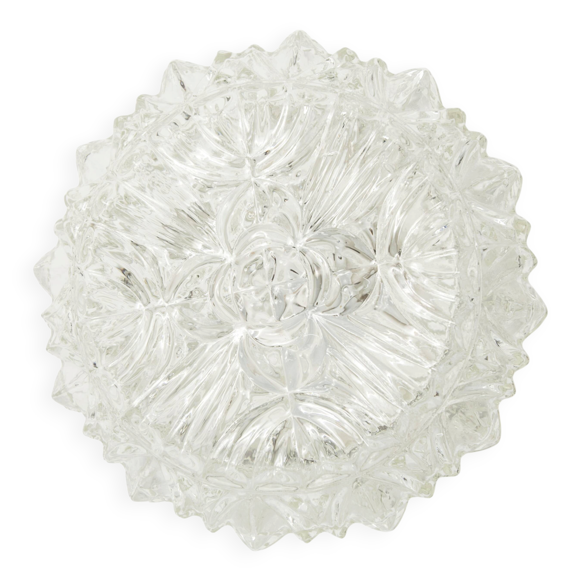 1960s floral round ceiling light