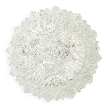 Plafonnier rond floral 1960