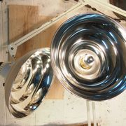 Pair of Adjustable Articulated Desk Lamps, Industrial Vintage Chrome