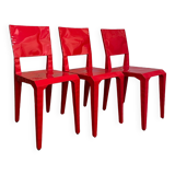 Set of 3 “Mr. Bugatti” chairs by Francois Azambourg for Cappellini