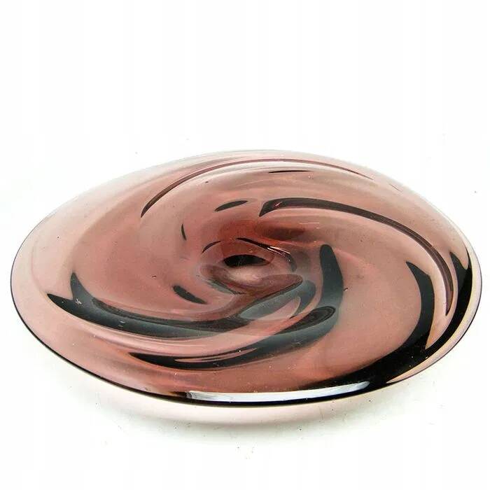 Plat J1U Art déco Val Lambert, 1960