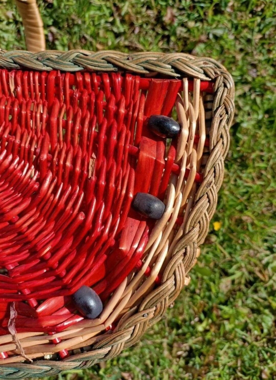 Retro watermelon basket