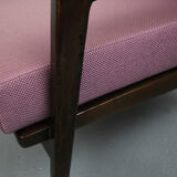 1960s armchair in violet