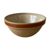 Gien beige and brown sandstone salad