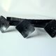 Handmade wrought iron candle holder, 3 arms, vintage