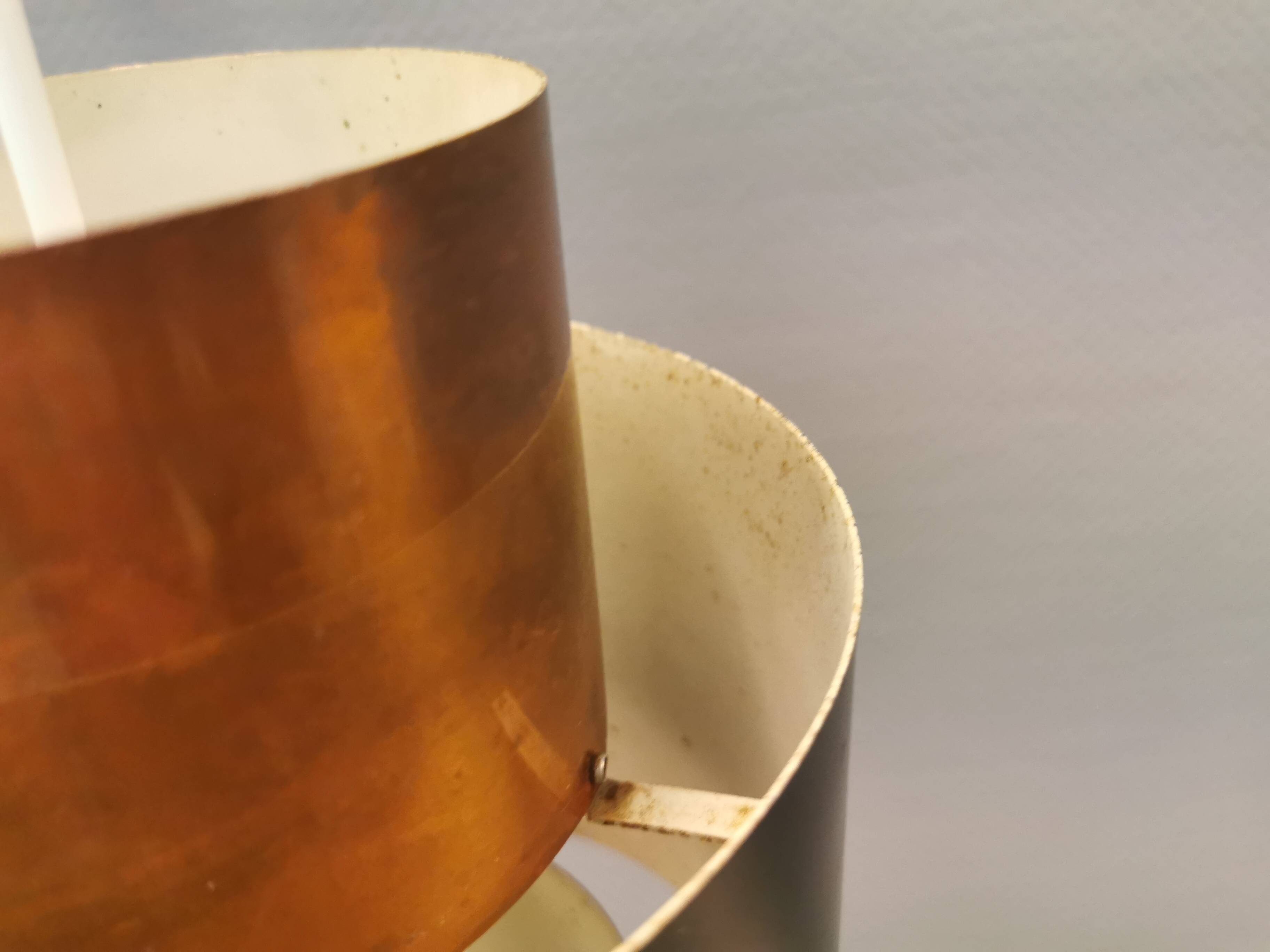 Hanging lamp, model Tunika, by Jo Hammerborg for Fog & Mørup Denmark 1966.