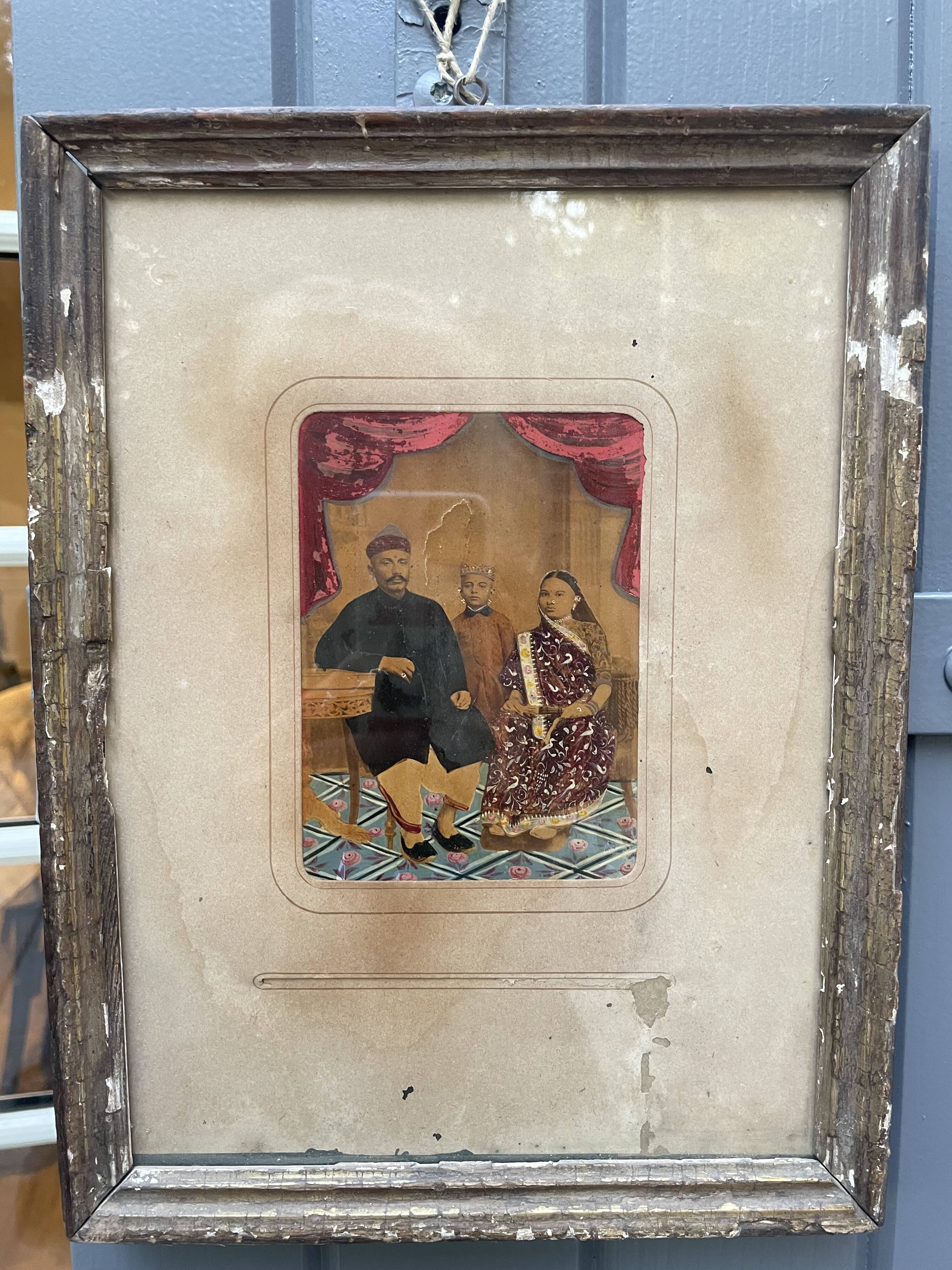 Old colorized photo India early 20th century