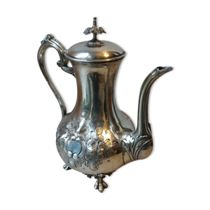 Cafetière métal argenté