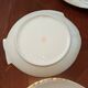 service à poisson 12 assiettes Limoges "Réva"  1940 peint à la main