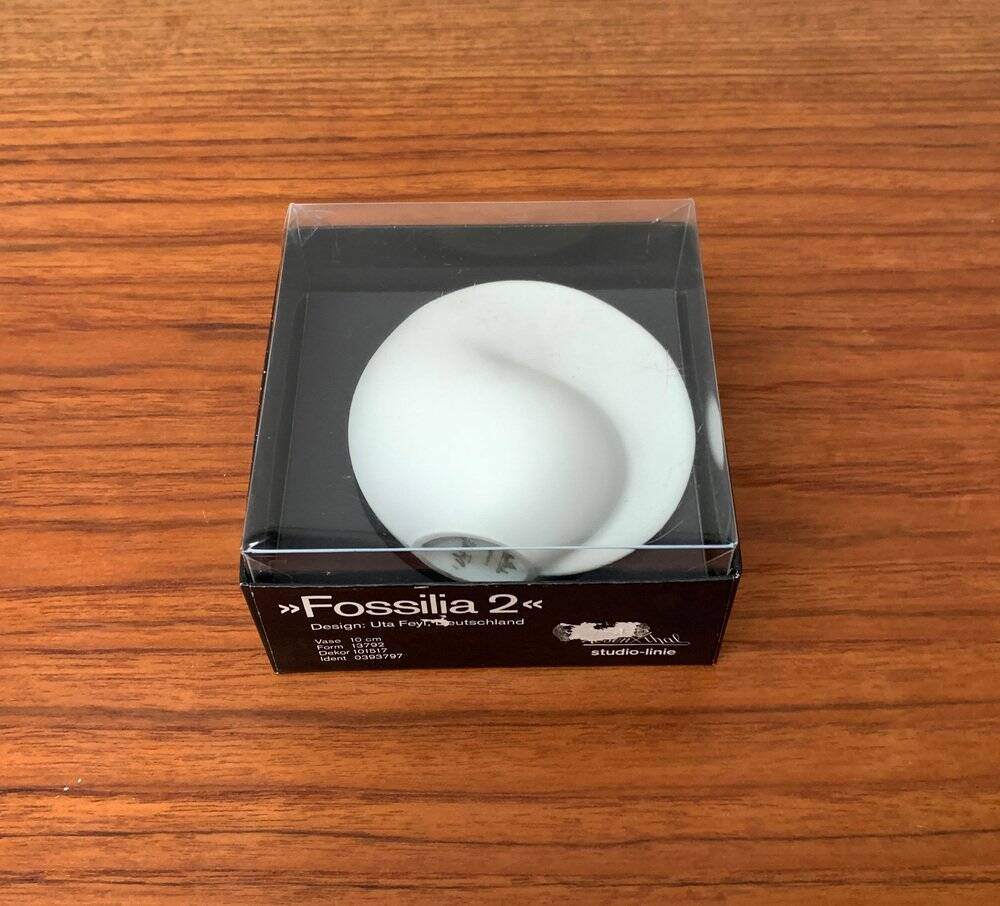 Fossilia Vase Vintage Postmodern German by Uta Feyl for Rosenthal, 1980s