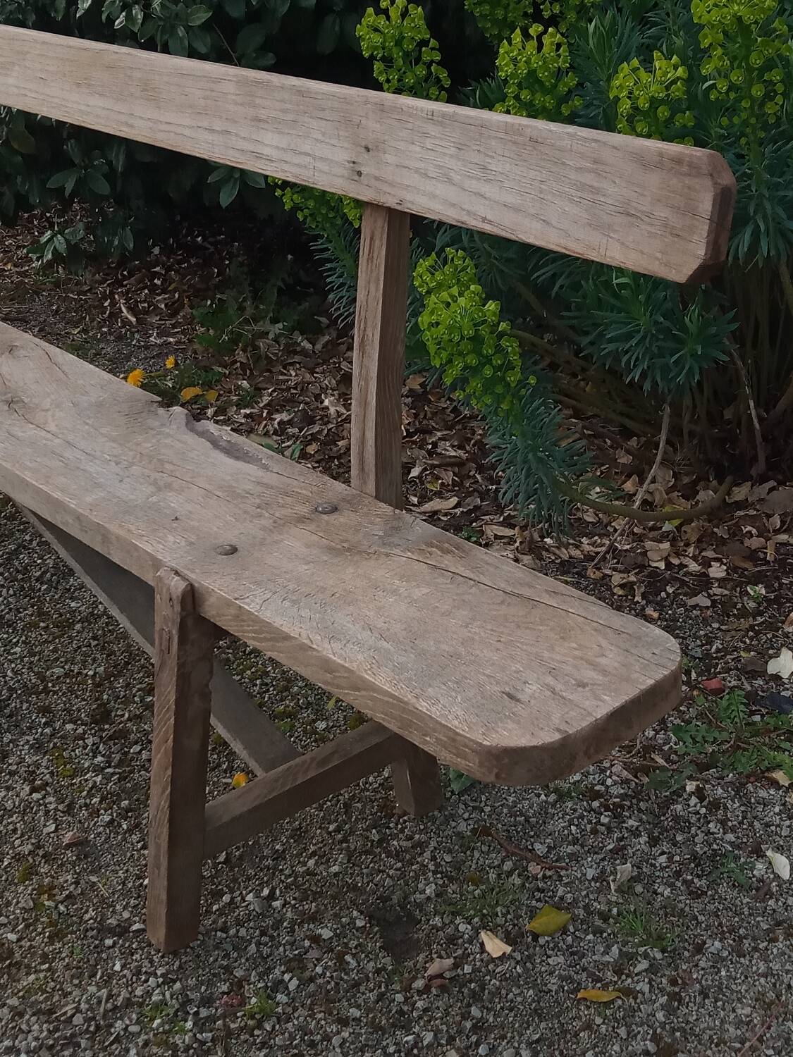 Oak farm bench 280 cm