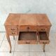 Travailleuse style Louis XV en placage de noyer