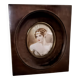 Miniature under glass signed S.Gray