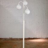 Floor lamp with three opaline balls
