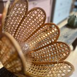 Wicker chandelier