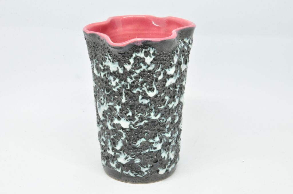 Vase Vallauris "fat lava" des années 50