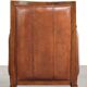 Sheepskin Art Deco design armchair with a comfortable seat and warm colours