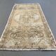 Small Vintage Turkish Rug 97x49 cm, Short Runner, Tribal, Shabby, Mini Carpet