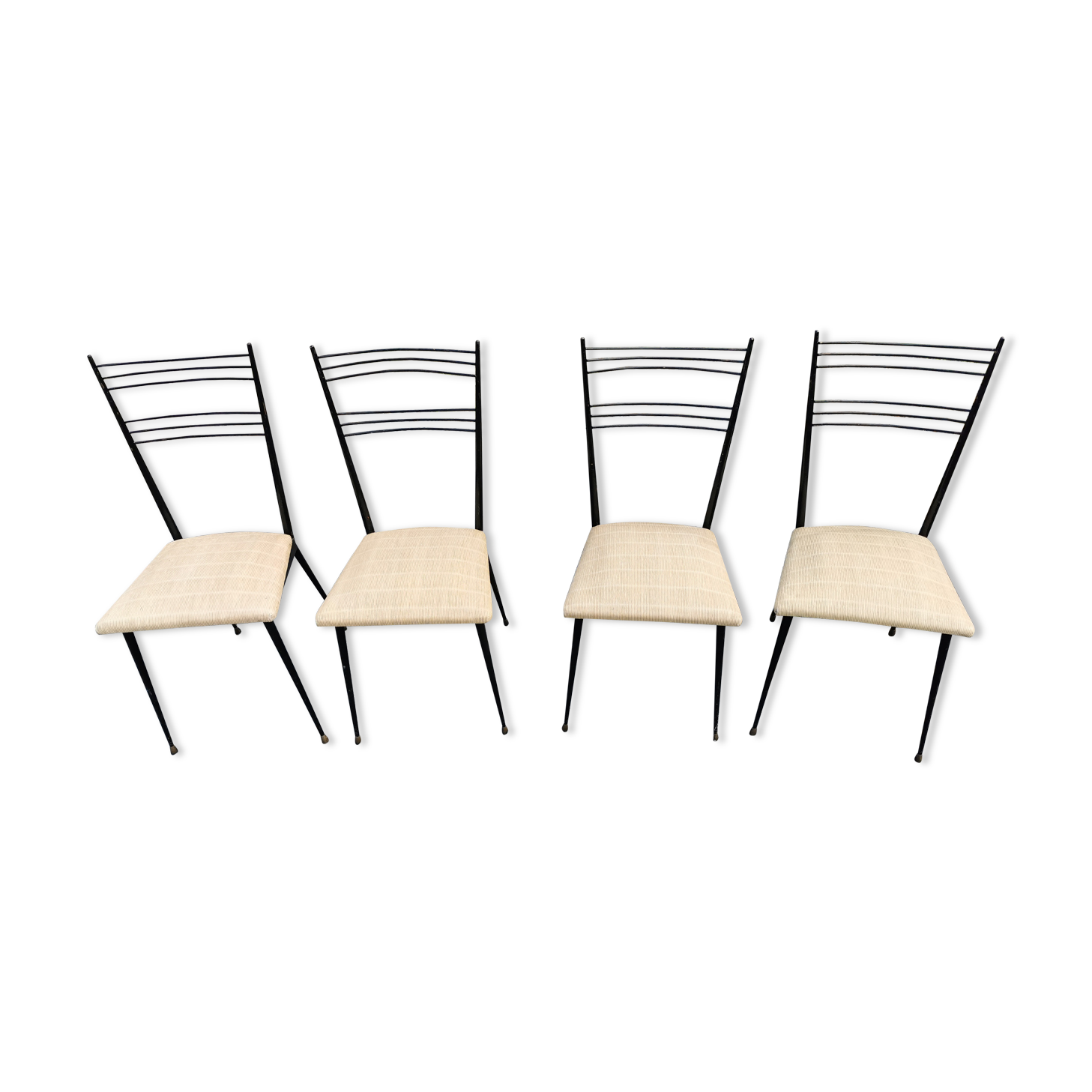 4 vintage colette gueden chairs