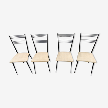 4 vintage colette gueden chairs