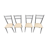 4 vintage colette gueden chairs
