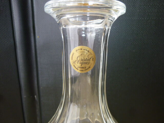 Arques crystal wine decanter