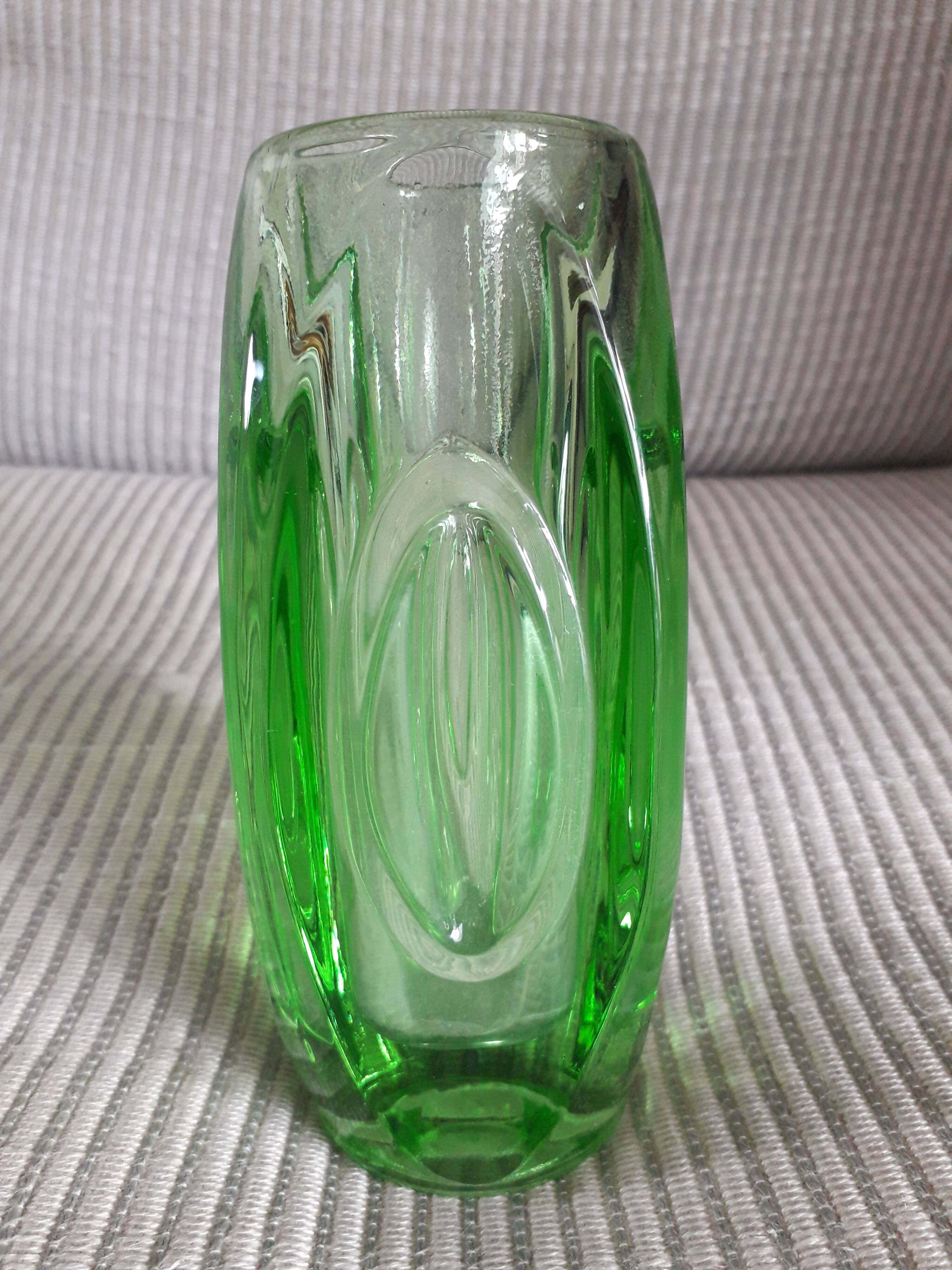 Vintage glass vase