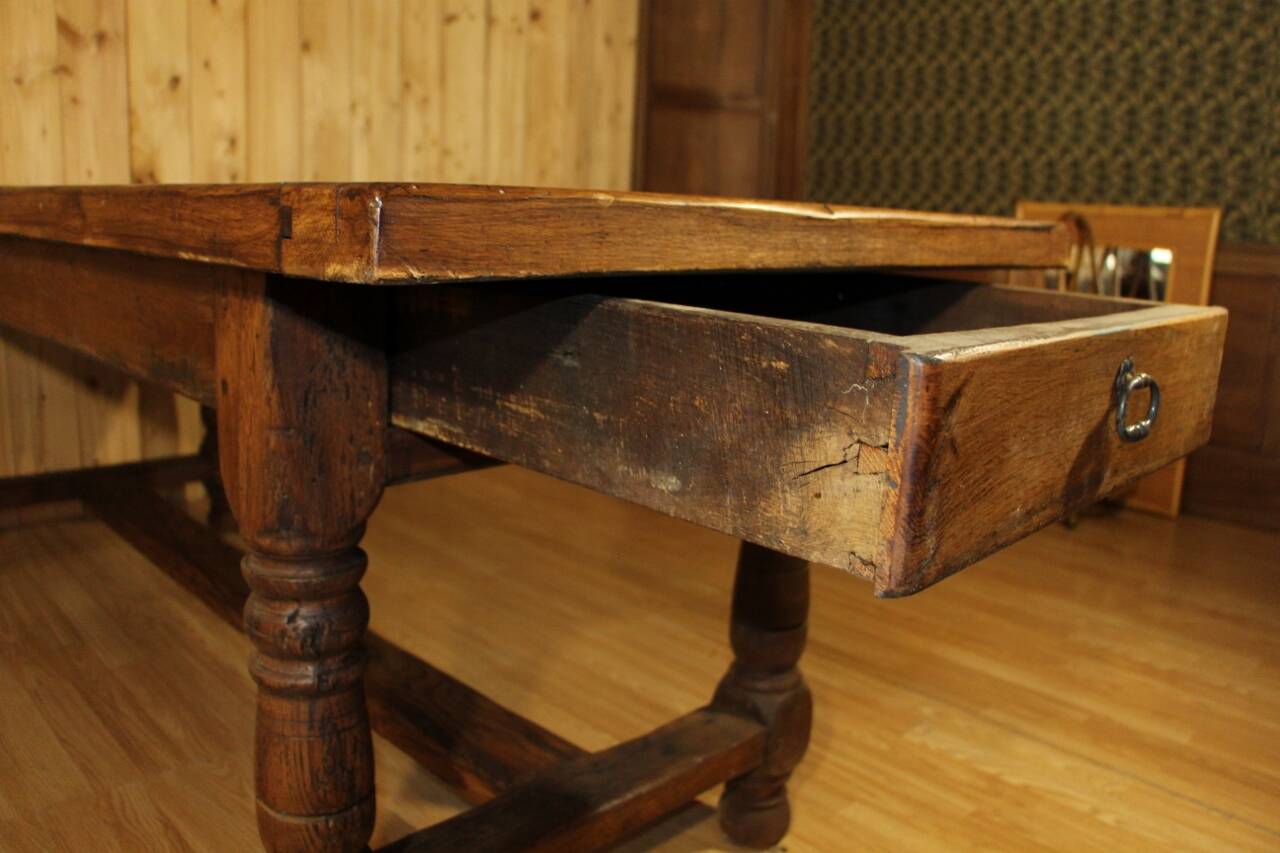 Large Farmhouse Table 215 Cm Length