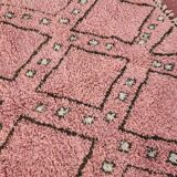 Moroccan geometric rug pink 150/250cm