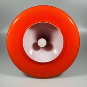 1960s/70s UFO Ceiling Lamp Hanging Lamp by Doria Leuchten Glass Space Age