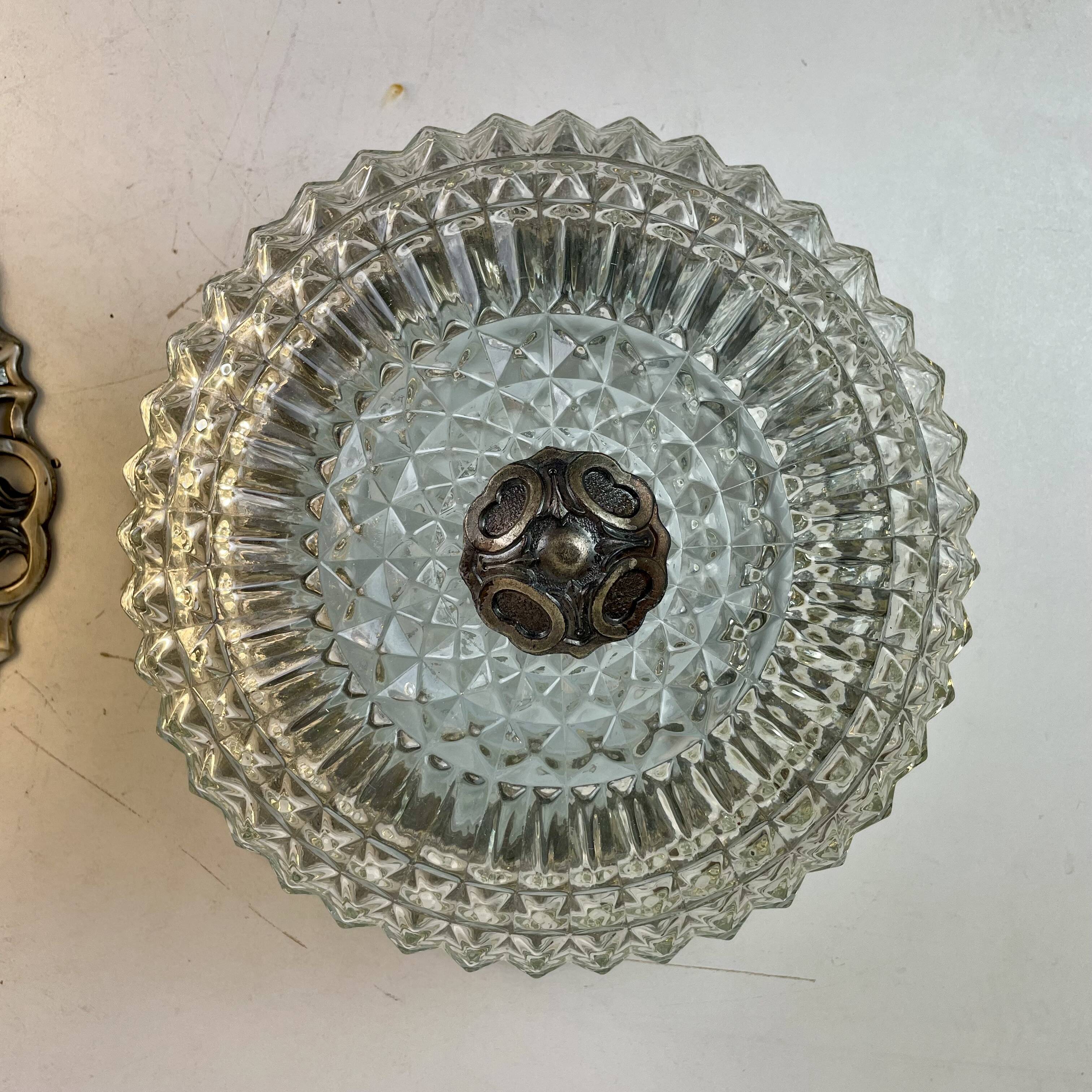 Ceiling Light Att. To Massive, Belgium, 1960s