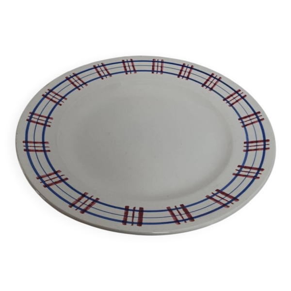 Grand plat rond Sarreguemines Poitou — Beyit