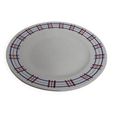 Grand plat rond Sarreguemines Poitou