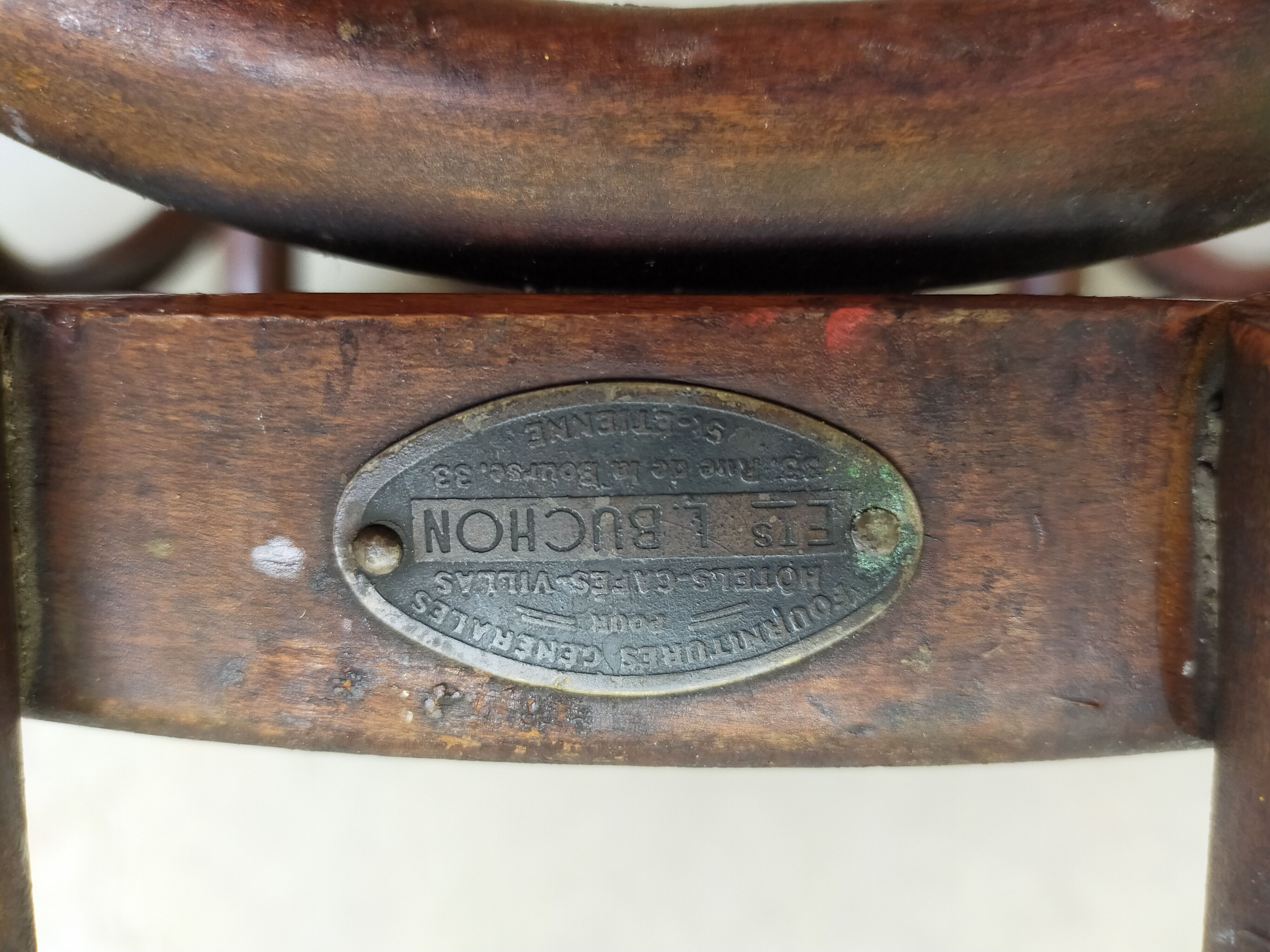 Old bistro chairs