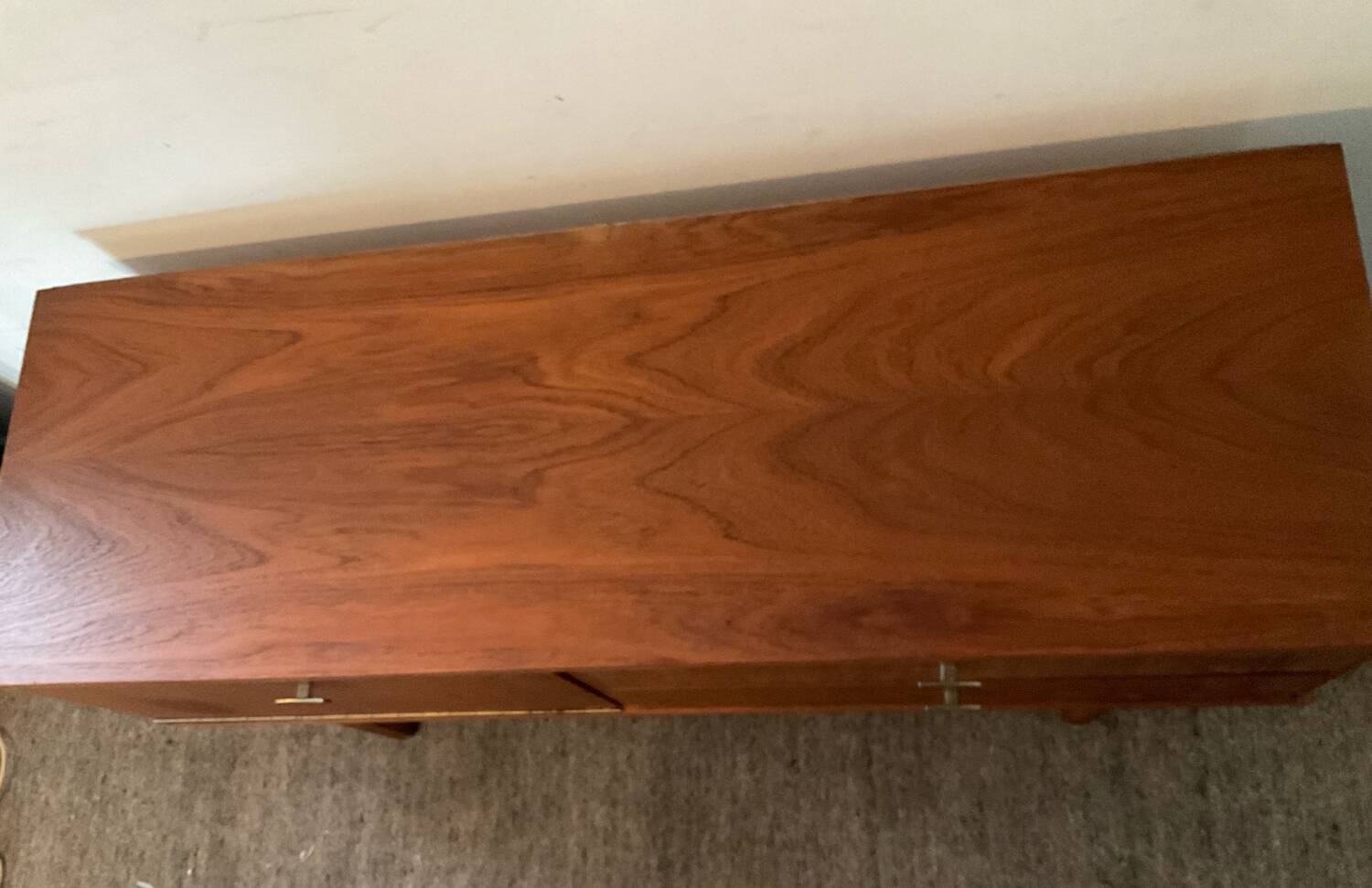 Vintage teak TV stand