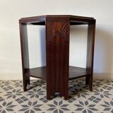 Art deco mahogany side table