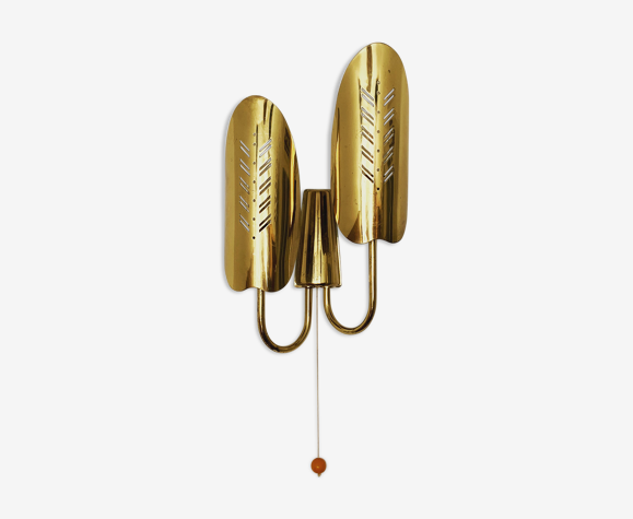 Lampe murale en laiton
