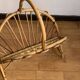 Rattan magazine holder