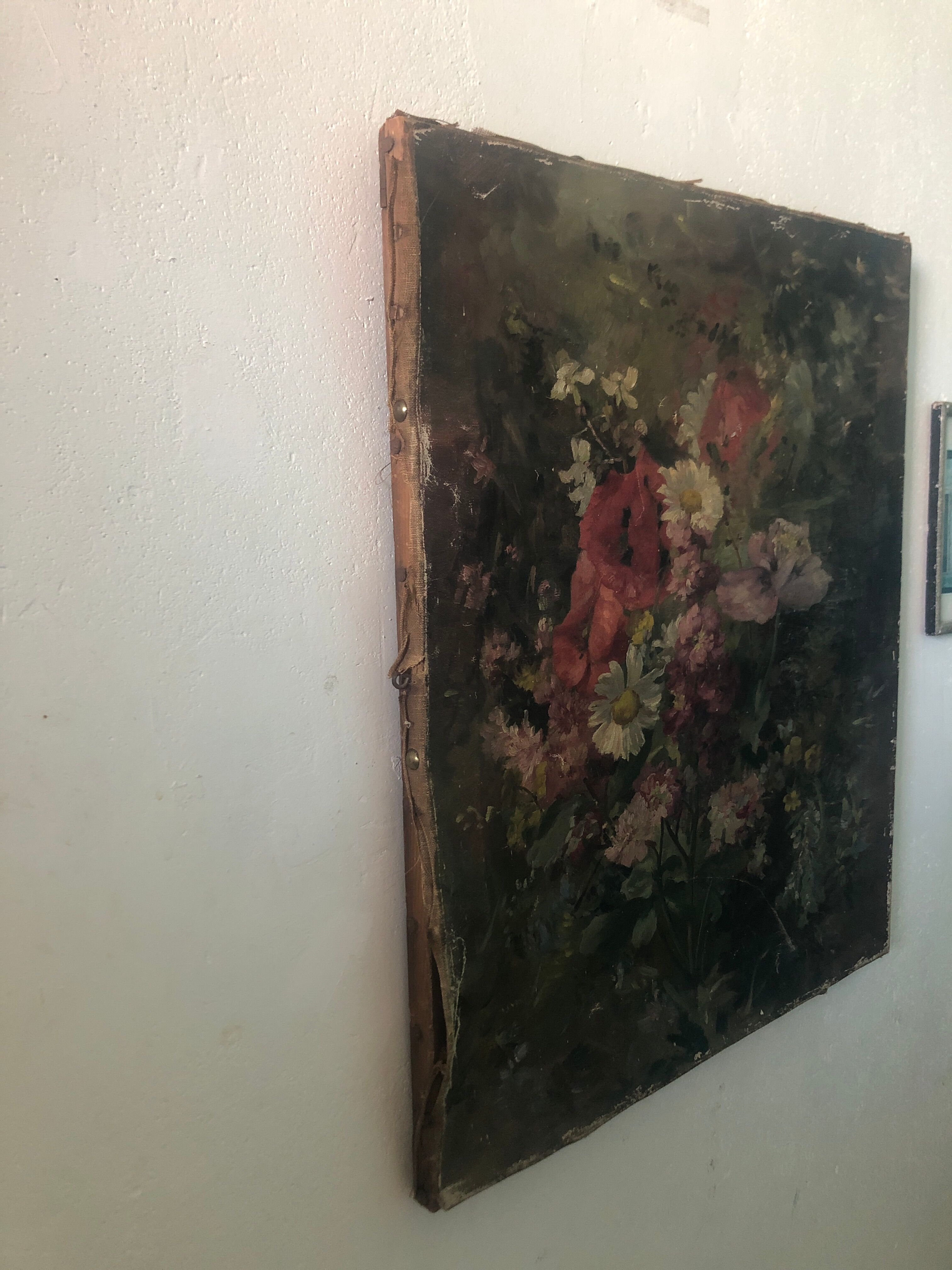 Painting still life flowers