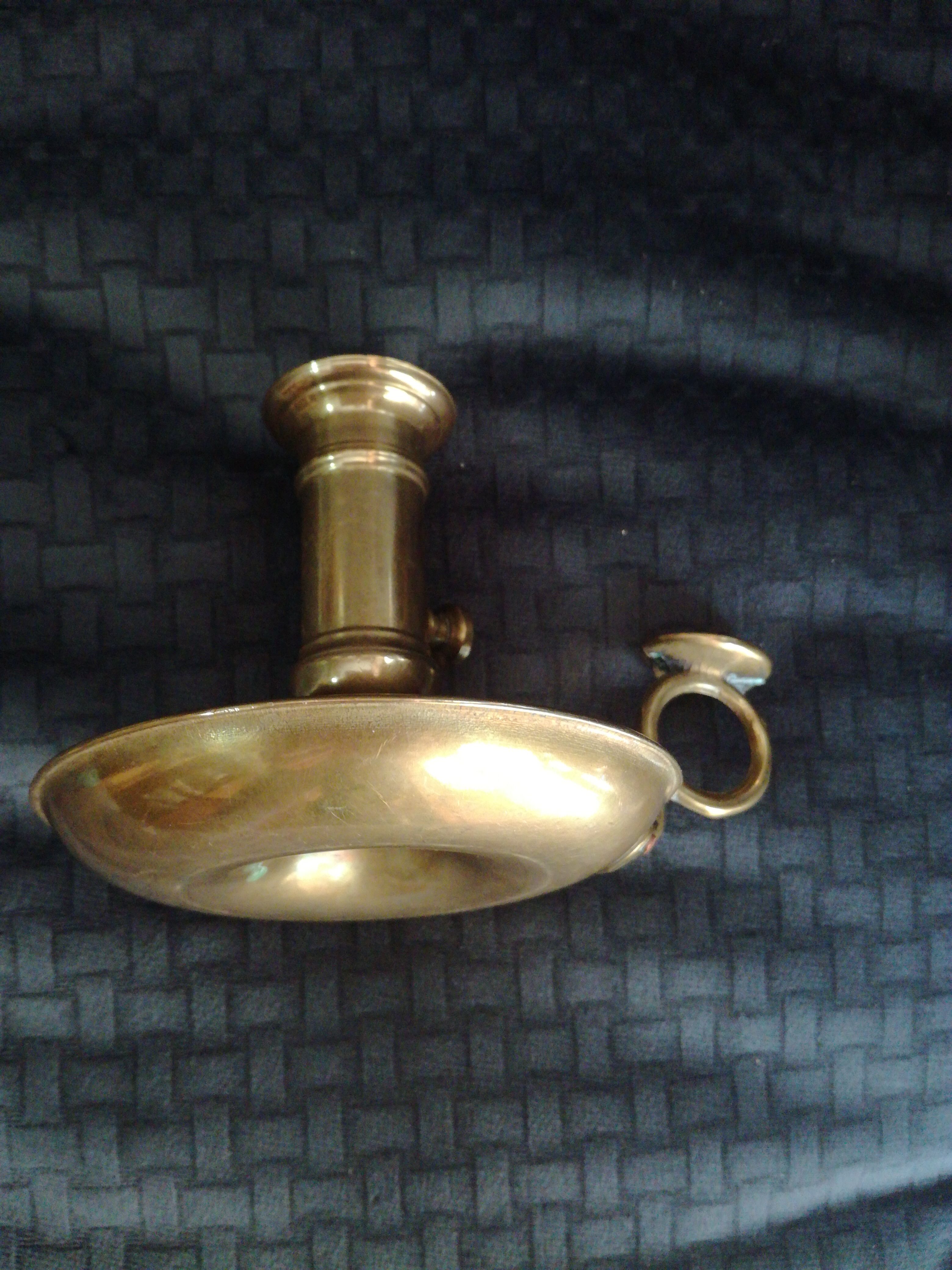 Brass candlestick