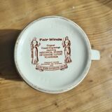 Vintage ceramic pitcher alfred meakin england fair winds new york state seal
