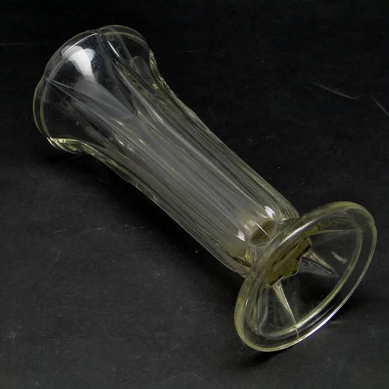 Art Deco vase, glass, Poland, 1950s