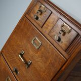 French Oak Apothecary Cabinet / Filing Cabinet, 1920/30s