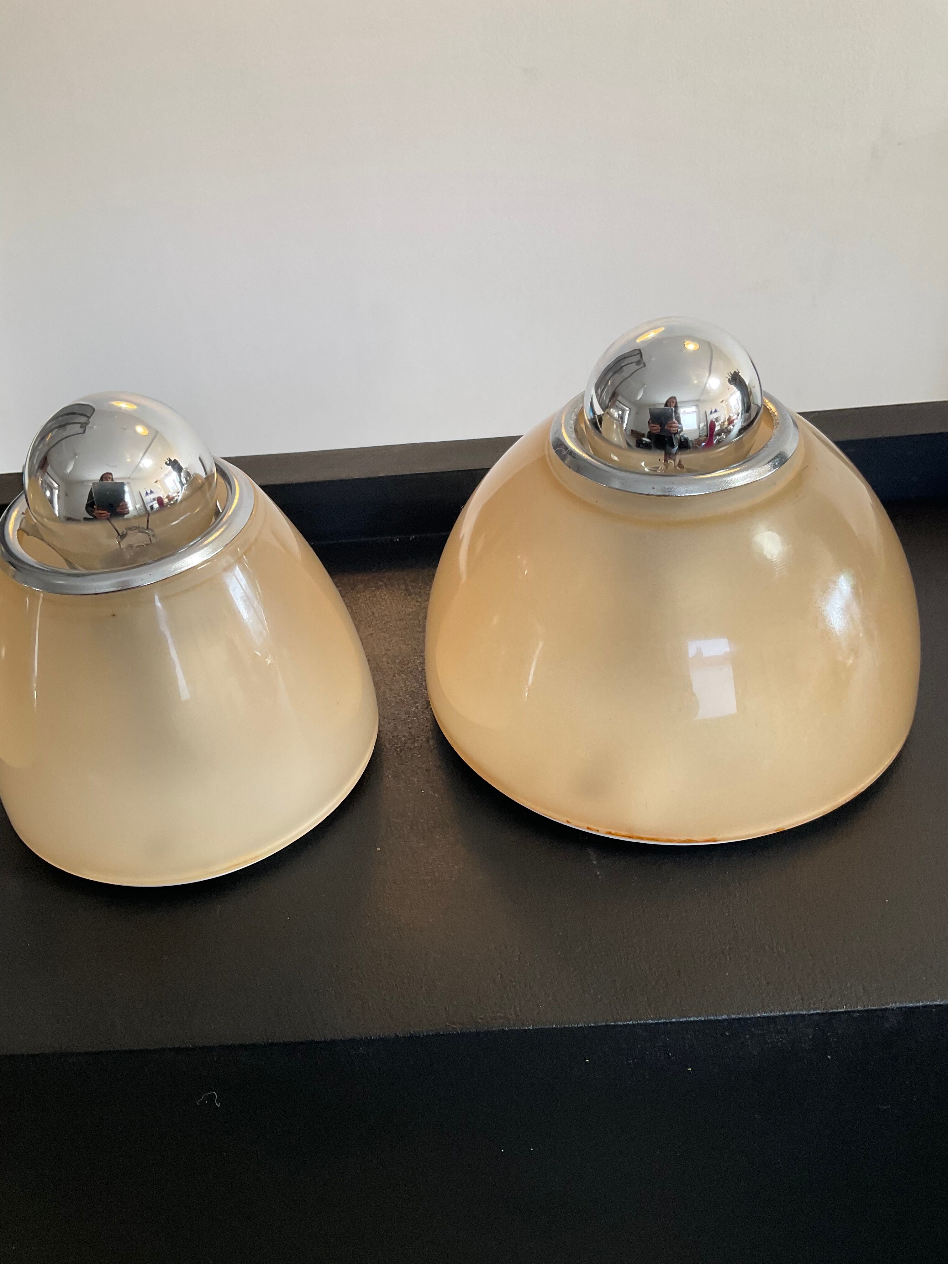 Trio de lampes Artemide Kalias et Tilos par Ernesto Gismondi