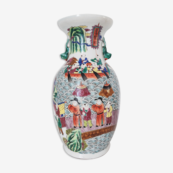 Chinese vase family green decoration dragon kite